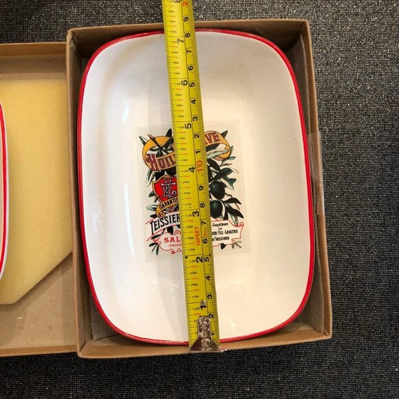 2 small appetizer serving dishes Olive Design - Picture 9 of 10